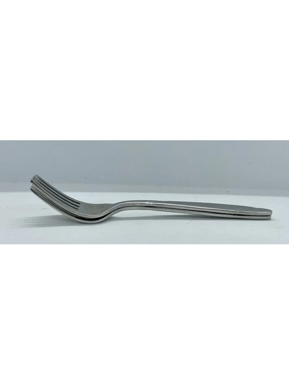 (2) Oneida RISOTTO 18/10 Stainless Frosted Handle Salad Fork Lot ~ 6 3/4